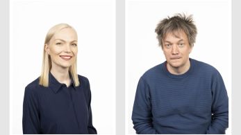 Minja Koskela ja Teemu Keskisarja