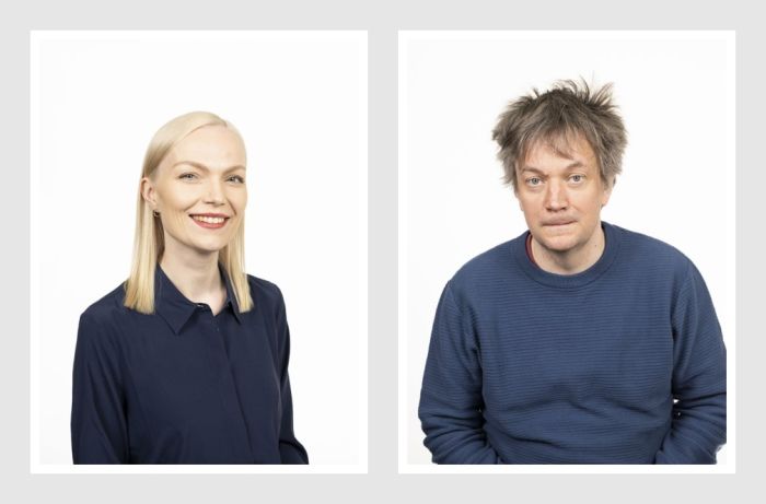 Minja Koskela ja Teemu Keskisarja